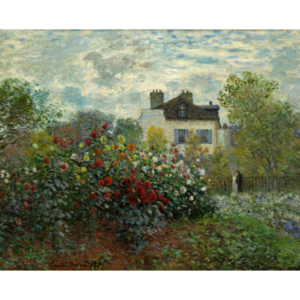 The Artist's Garden in Argenteuil (A Corner of the Garden with Dahlias), 1873