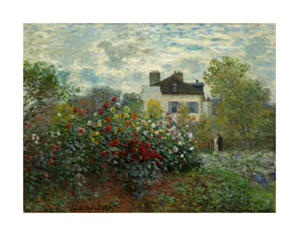 The Artist's Garden in Argenteuil (A Corner of the Garden with Dahlias), 1873