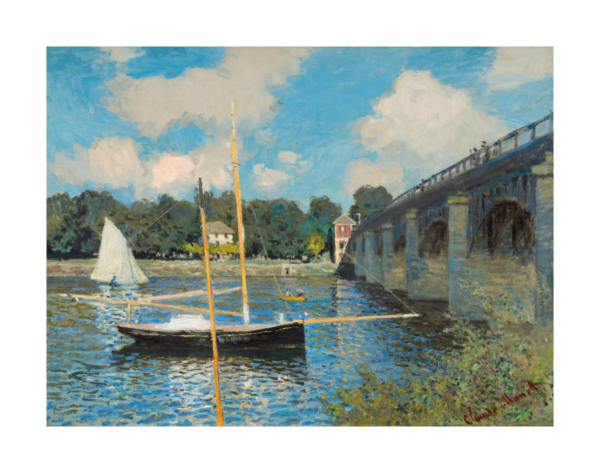 Claude Monet The Bridge at Argenteuil